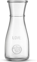 Load image into Gallery viewer, Glass Carafe LOVE Engraved 750ml
