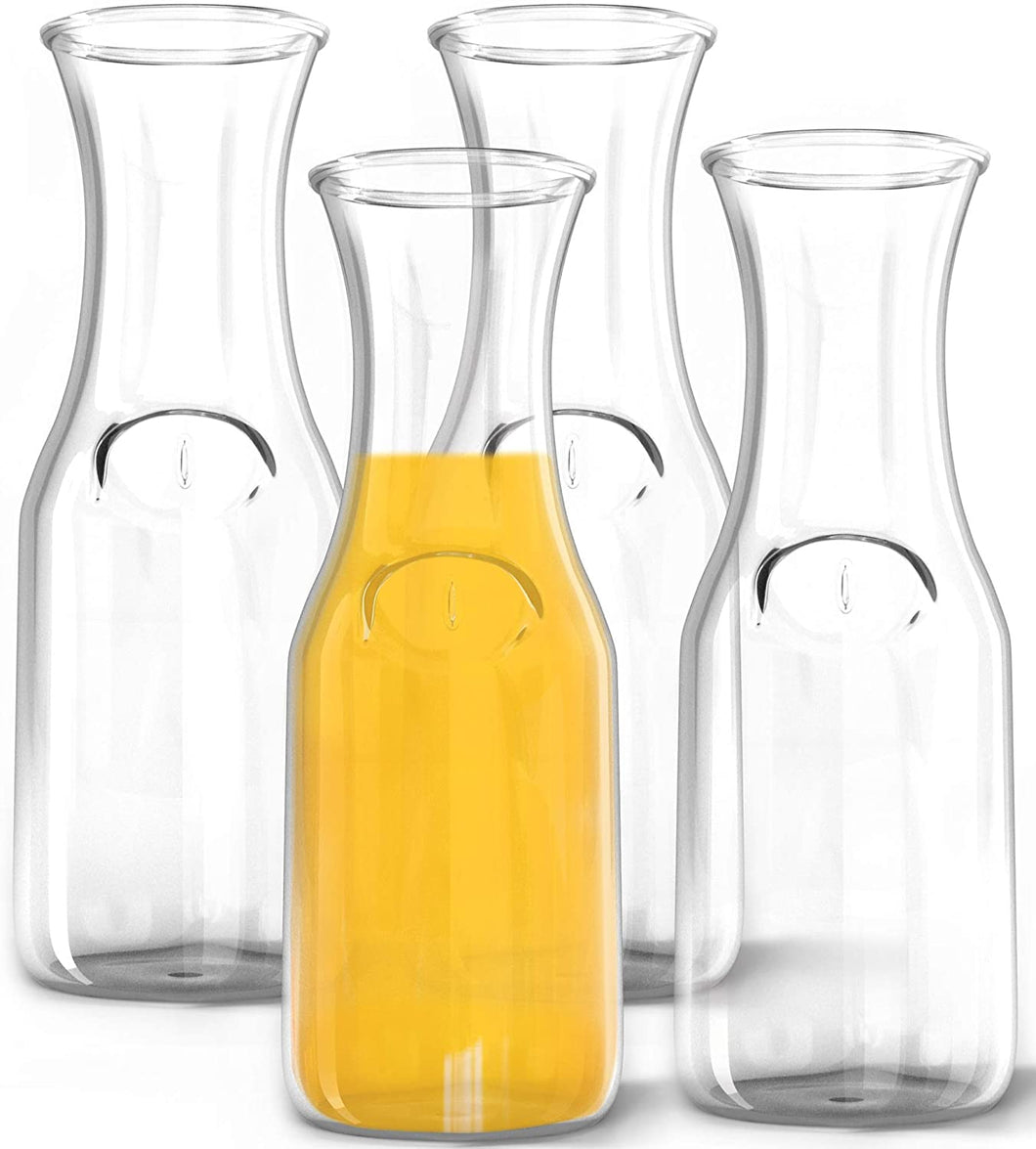 Glass Carafe, With Symbol 1 Liter