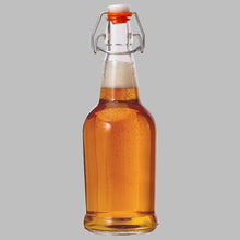 Load image into Gallery viewer, Clear Glass Bottles for Beer With Swing Top Lids  16oz
